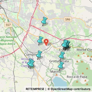 Mappa Via XXII Rubbia, 00044 Frascati RM, Italia (3.96846)