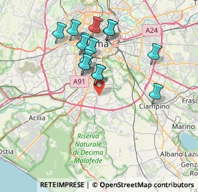 Mappa 00143 Roma RM, Italia (7.11133)