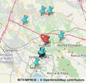 Mappa 00044 Frascati RM, Italia (3.36846)