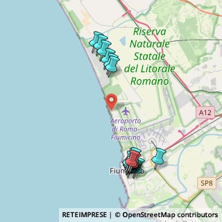 Mappa Via delle Madreperle, 00054 Focene RM, Italia (4.86588)