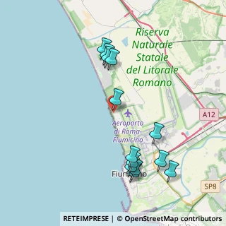 Mappa Via delle Madreperle, 00054 Focene RM, Italia (4.56154)