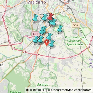 Mappa Via Achille Campanile, 00144 Roma RM, Italia (2.95143)