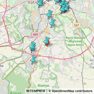 Mappa Via Achille Campanile, 00144 Roma RM, Italia (6.636)