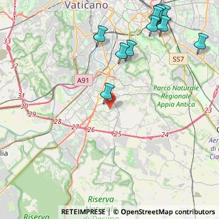 Mappa Via Achille Campanile, 00144 Roma RM, Italia (6.33545)