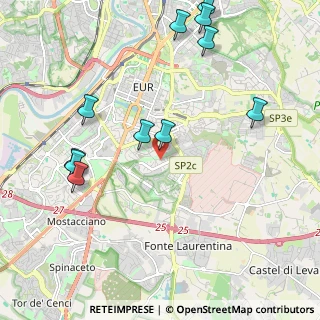 Mappa Via Achille Campanile, 00143 Roma RM, Italia (2.77917)