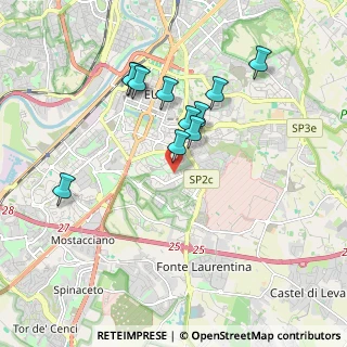Mappa Via Achille Campanile, 00143 Roma RM, Italia (1.79545)