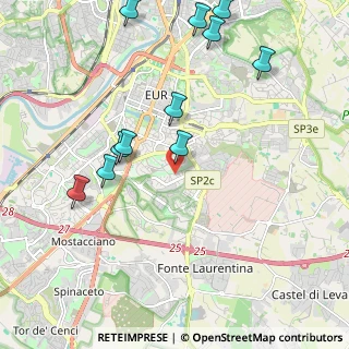 Mappa Via Achille Campanile, 00143 Roma RM, Italia (2.49727)