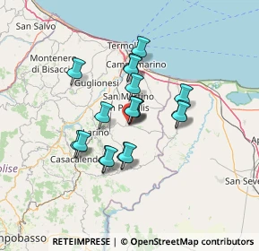 Mappa Via Erbetta, 86049 Ururi CB, Italia (10.58056)