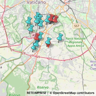 Mappa Via Vasco Pratolini, 00143 Roma RM, Italia (3.79176)