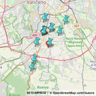 Mappa Via Vasco Pratolini, 00143 Roma RM, Italia (3.20923)