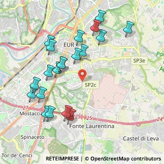 Mappa Via Vasco Pratolini, 00143 Roma RM, Italia (2.3265)