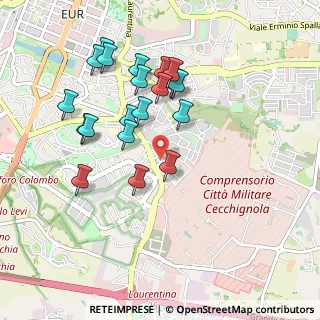 Mappa Via dei Lanciafiamme, 00143 Roma RM, Italia (0.9685)