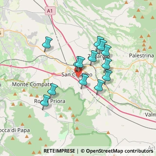 Mappa Via Colle di Fuori, 00030 San Cesareo RM, Italia (3.05231)