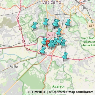 Mappa Via del Pianeta Mercurio, 00144 Roma RM, Italia (2.76933)
