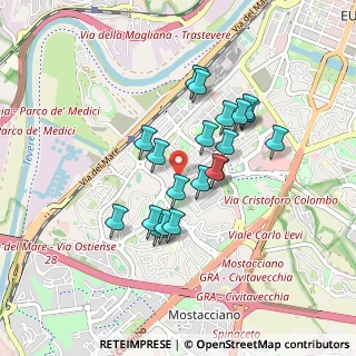 Mappa Via del Pianeta Mercurio, 00144 Roma RM, Italia (0.757)