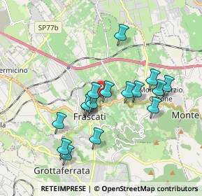 Mappa Vicolozzo di Spinetta, 00044 Frascati RM, Italia (1.73438)