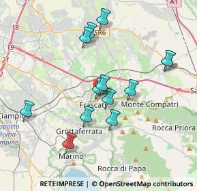 Mappa Vicolozzo di Spinetta, 00044 Frascati RM, Italia (3.72462)