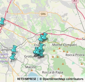 Mappa Vicolozzo di Spinetta, 00044 Frascati RM, Italia (3.88727)