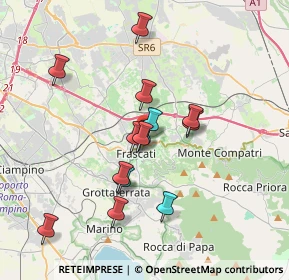 Mappa Vicolozzo di Spinetta, 00044 Frascati RM, Italia (3.30571)