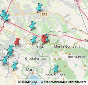 Mappa Vicolozzo di Spinetta, 00044 Frascati RM, Italia (5.81357)