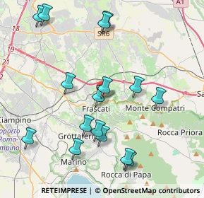 Mappa Vicolozzo di Spinetta, 00044 Frascati RM, Italia (4.55438)