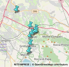 Mappa Vicolozzo di Spinetta, 00044 Frascati RM, Italia (3.00818)