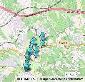 Mappa Vicolozzo di Spinetta, 00044 Frascati RM, Italia (1.06846)