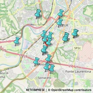 Mappa Via delle Costellazioni, 00144 Roma RM, Italia (1.886)