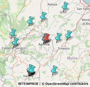Mappa Viale Castelnuovo, 86081 Agnone IS, Italia (19.6435)
