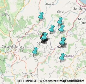 Mappa Viale Castelnuovo, 86081 Agnone IS, Italia (8.56125)