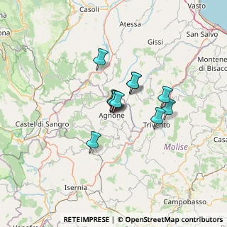 Mappa Viale Castelnuovo 2^ traversa, 86081 Agnone IS, Italia (8.63182)