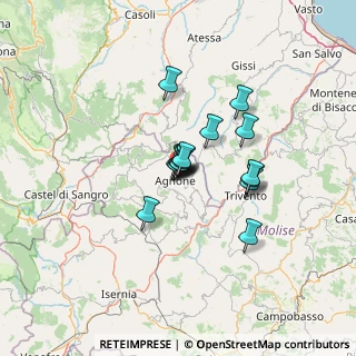 Mappa Viale Castelnuovo 2^ traversa, 86081 Agnone IS, Italia (8.56125)