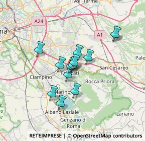 Mappa Via Frascati, 00044 Frascati RM, Italia (5.37615)