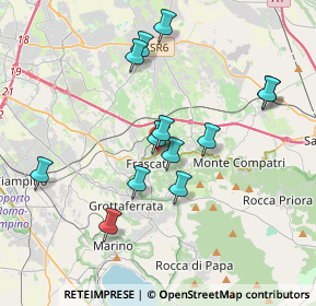 Mappa Via Frascati, 00044 Frascati RM, Italia (3.71077)