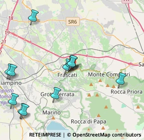 Mappa Via Frascati, 00044 Frascati RM, Italia (4.8625)