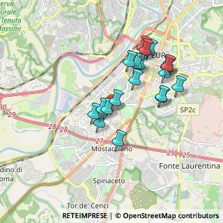 Mappa Via degli Astri, 00144 Roma RM, Italia (1.7635)