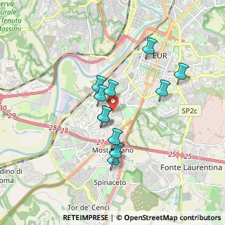 Mappa Via degli Astri, 00144 Roma RM, Italia (1.53455)