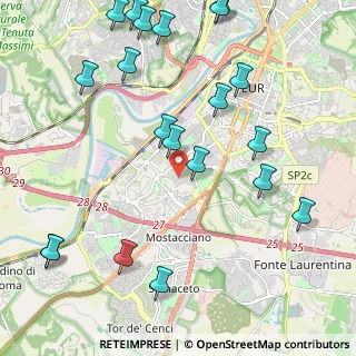Mappa Via degli Astri, 00144 Roma RM, Italia (2.858)