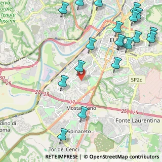 Mappa Via degli Astri, 00144 Roma RM, Italia (3.14789)