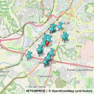Mappa Via degli Astri, 00144 Roma RM, Italia (1.35)