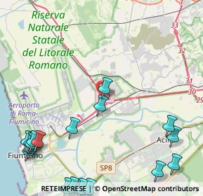 Mappa Via Geminiano Montanari, 00050 Fiumicino RM, Italia (7.0335)