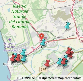 Mappa Via Geminiano Montanari, 00050 Fiumicino RM, Italia (6.2755)