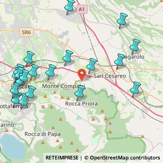 Mappa Via del Castagneto, 00030 San Cesareo RM, Italia (5.939)