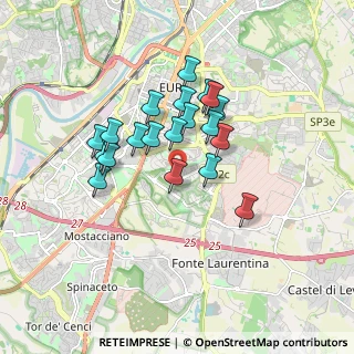 Mappa Via Tomaso Sillani, 00143 Roma RM, Italia (1.4905)