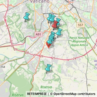 Mappa Via Tomaso Sillani, 00143 Roma RM, Italia (3.19917)