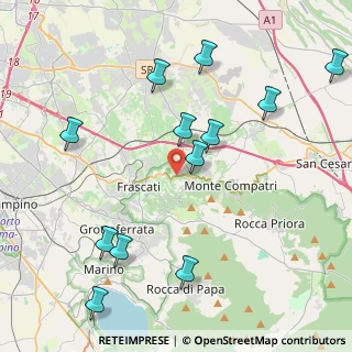 Mappa Via Frascati, 00040 Monte Porzio Catone RM, Italia (5.06167)