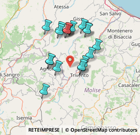 Mappa 66045 Schiavi di Abruzzo CH, Italia (12.80579)