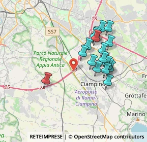 Mappa Via Giovanni Ciampini, 00178 Roma RM, Italia (3.47611)