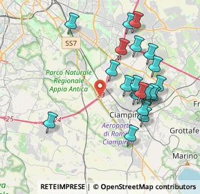 Mappa Via Giovanni Ciampini, 00178 Roma RM, Italia (4.0195)