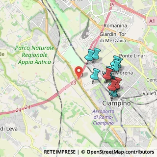 Mappa Via Giovanni Ciampini, 00178 Roma RM, Italia (1.766)